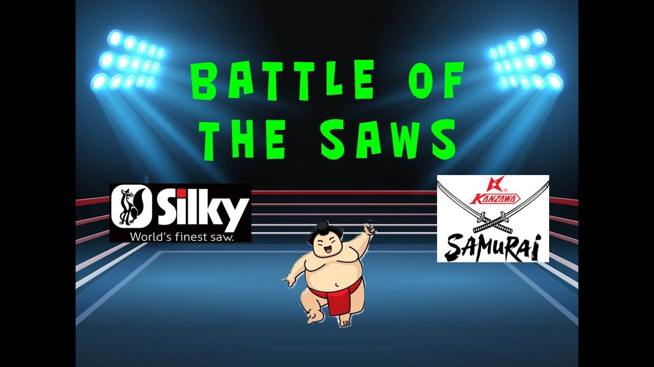 Silky Vs. Samurai. Who will win the Sumo match of pruning saws? 🪚