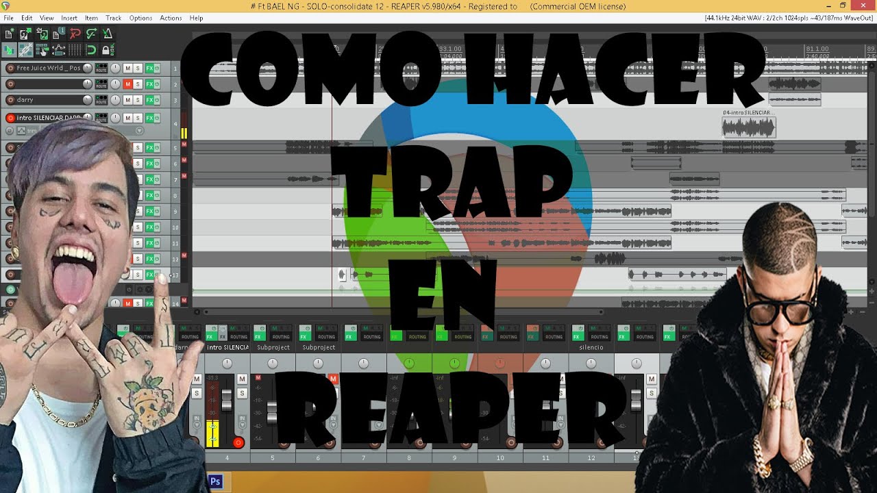 COMO EDITAR UNA CANCI&Oacute;N DE TRAP  (SUPER FACIL)