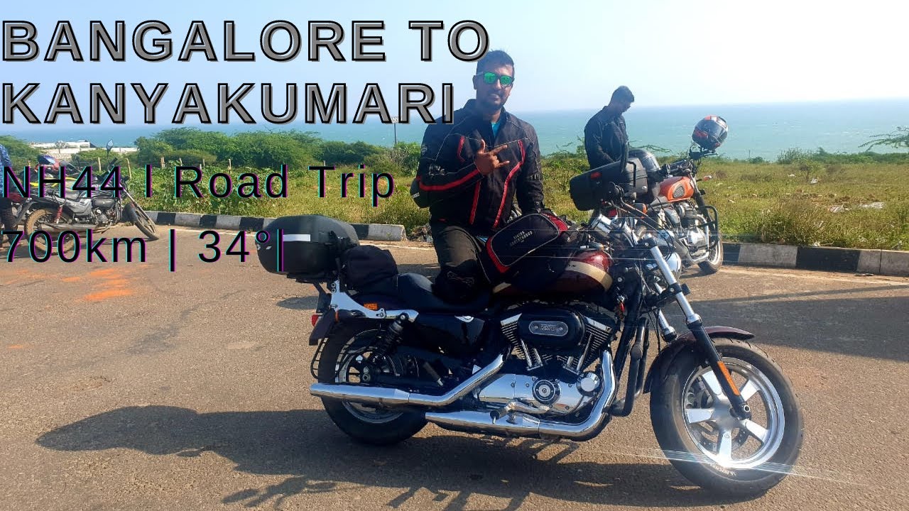 Bangalore to Kanyakumari | ಕನ್ನಡ vlog | kanyakumari | TamilNadu | Harley Davidson| Kannada biker |