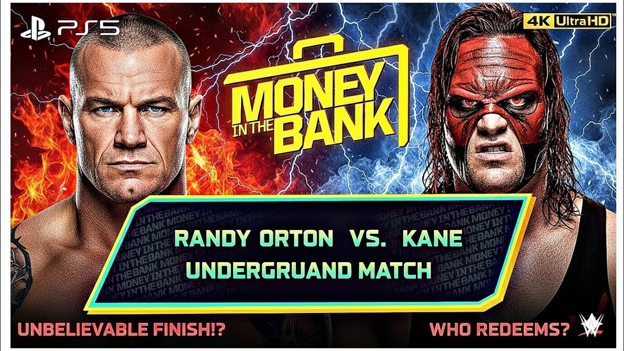 FULL MATCH - RANDY ORTON VS KANE (UNDERGROUND MATCH ) MONEY IN THE BACK #ps5 #ps5gameplay #2k26 