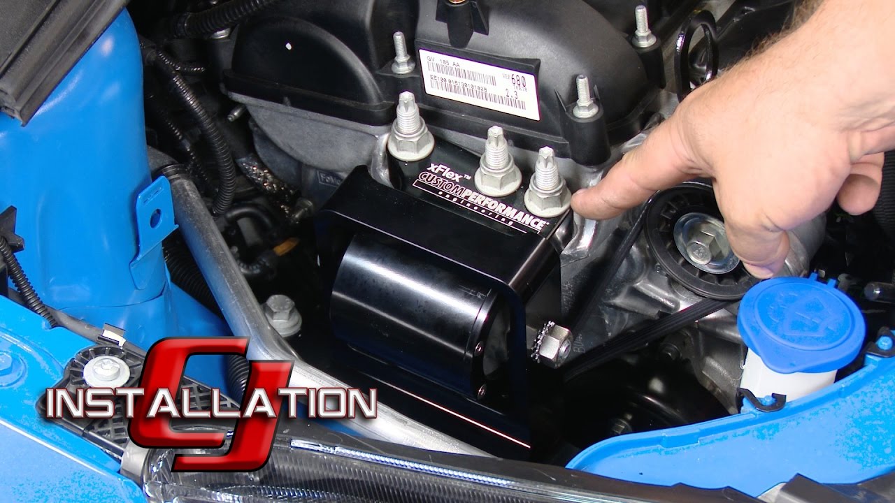 Focus RS cp-e Motor Mount xFlex 55A Durometer Passenger Side 2016-2018 Installation