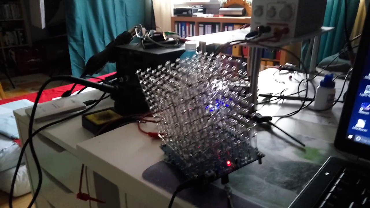 LED Cube 8x8x8 ( flash firmware)