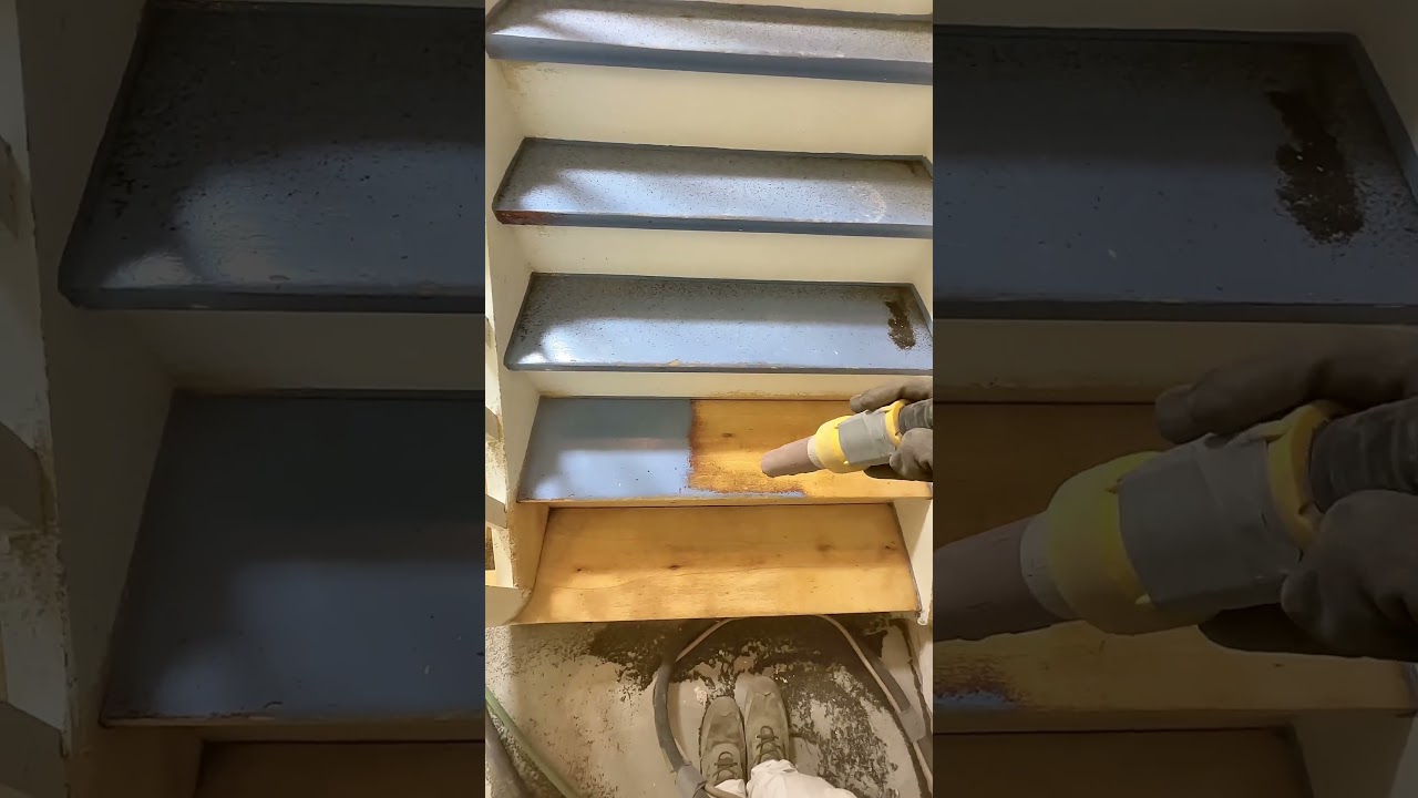 Holztreppe Sandstrahlen – Effektive Methode zur Entfernung von Lack