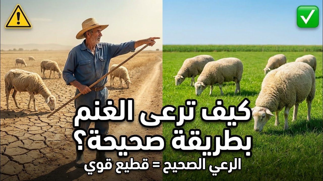 كيف ترعى الغنم بطريقة صحيحة؟