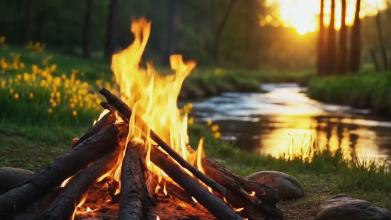 Realistic Crackling Fire Sounds for Sleep, Relax & Study (No Music)🔥