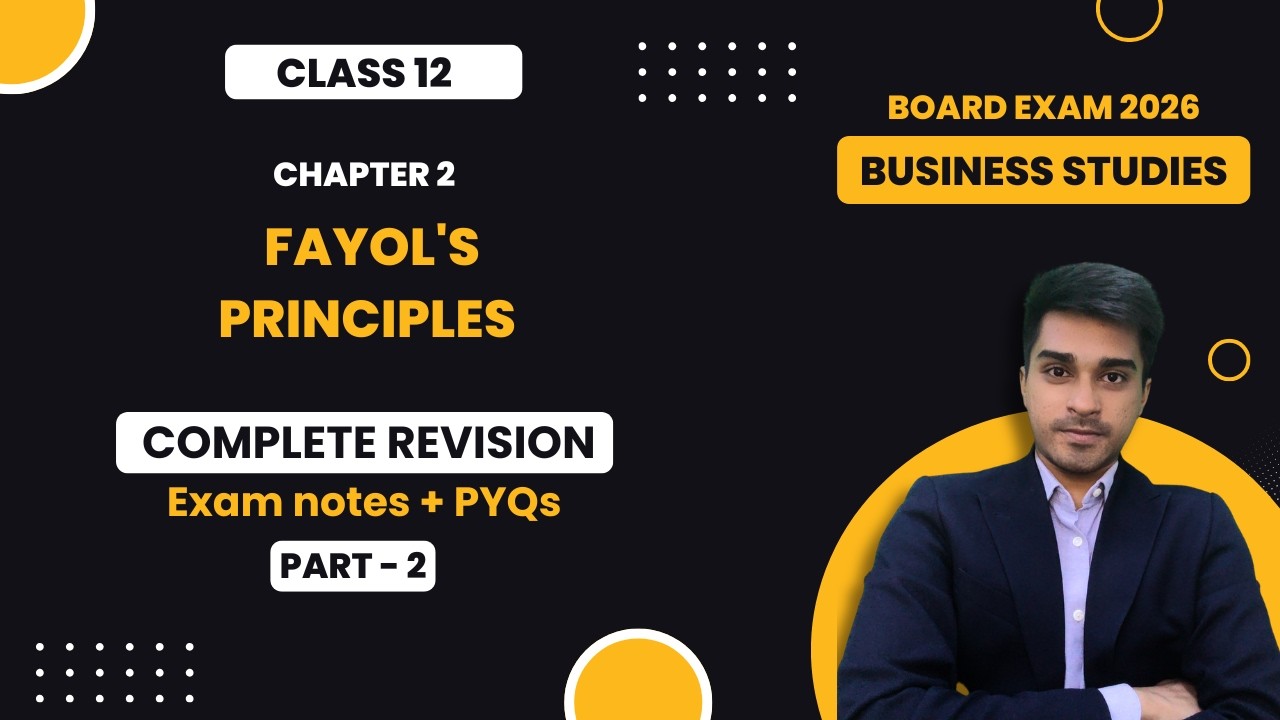 Principles of Management Class 12 | Part 3 | Board Exam Revision | CBSE Business Studies 2026