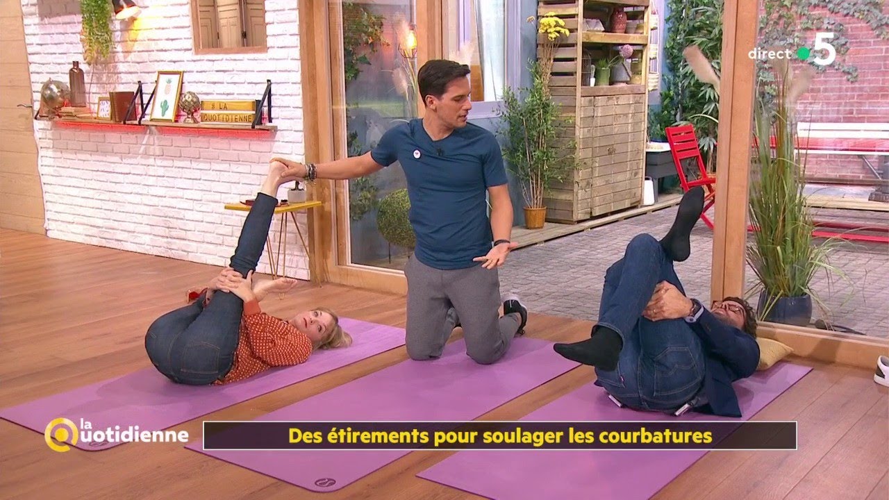 Des étirements pour soulager les courbatures - La Quotidienne