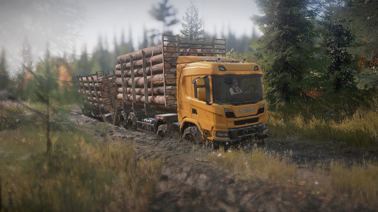 scania ntg bitruck sofrendo no SnowRunner