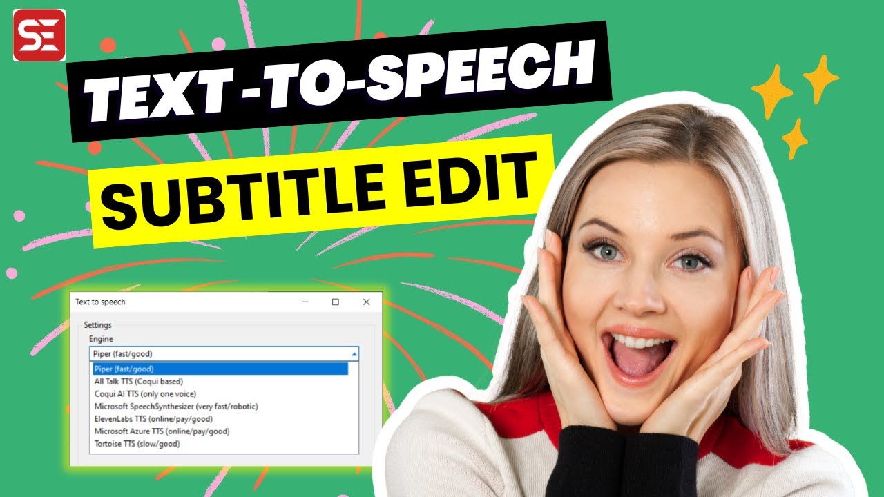 How to Convert Text to Speech or Subtitle to Speech for Free Using Subtitle Edit