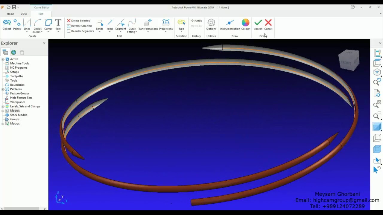 Thread Milling In powerMILL 2019