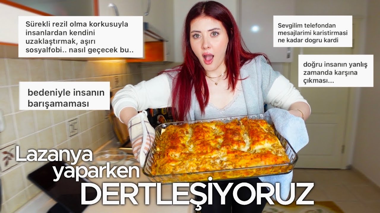 Dış görünüşü eleştiren sevgili, doğru insan yanlış zaman.. | DERTLEŞİYORUZ 🧑‍🍳 Lazanya yaparken