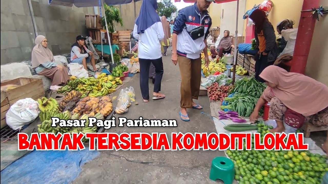 HARI RABA'A BUKAN PUKUA SATU !!! PAGI2 PASAR PAGI | IKAN LAUT & KOMODITI LOKAL