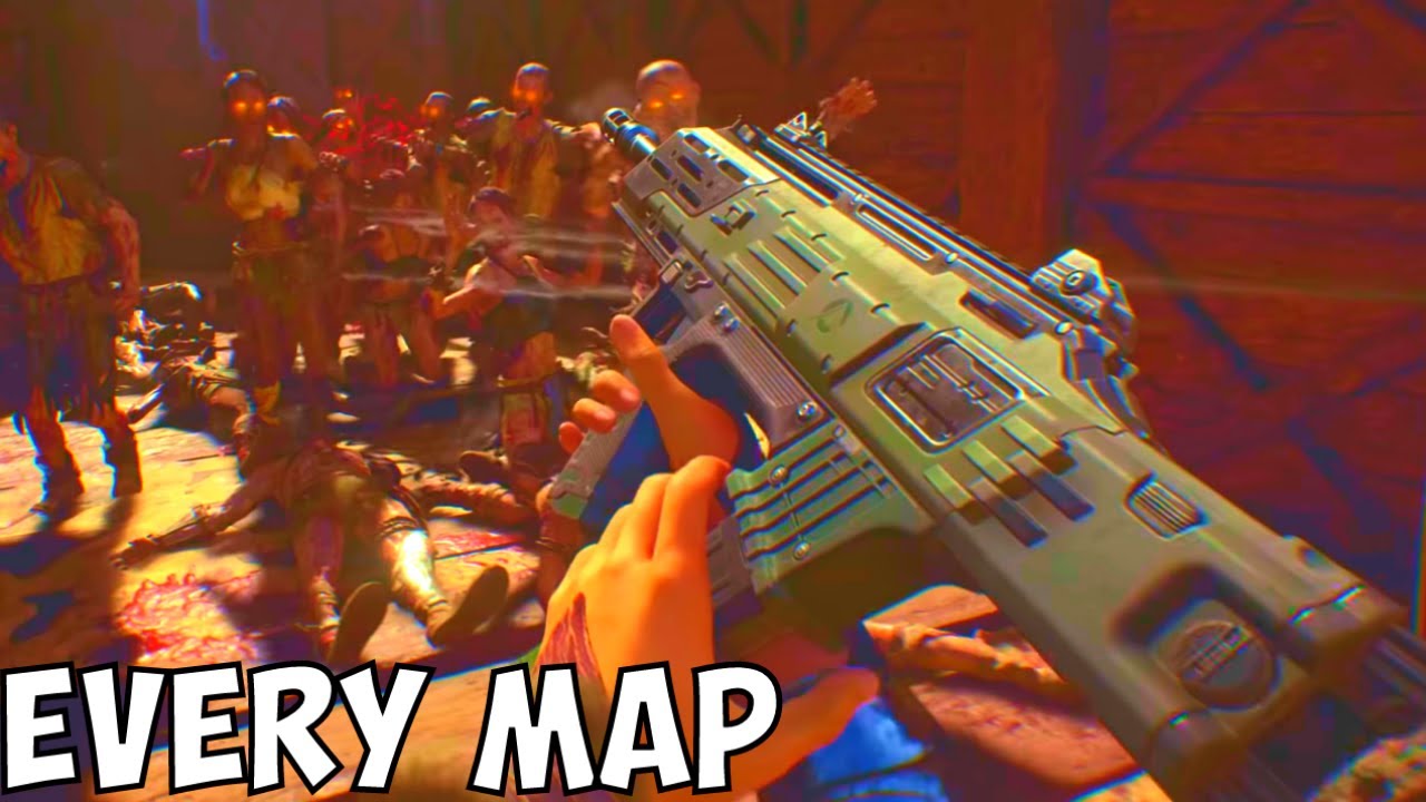 Beating All 7 Black Ops 4 Zombies Maps in 1 Video