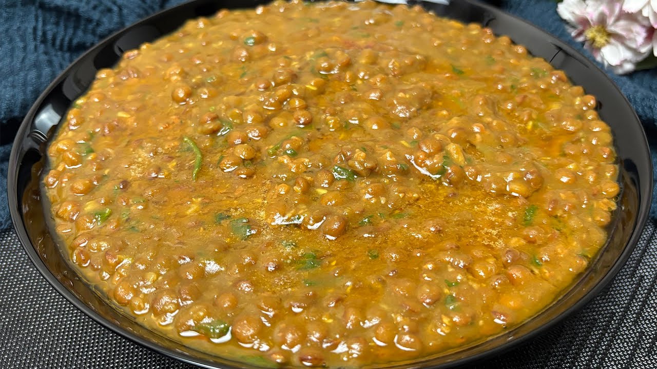 Simple Brown Lentil Curry Recipe | How To Make Dal | Whole Masoor Dal Recipe | Masoor Ki Dal