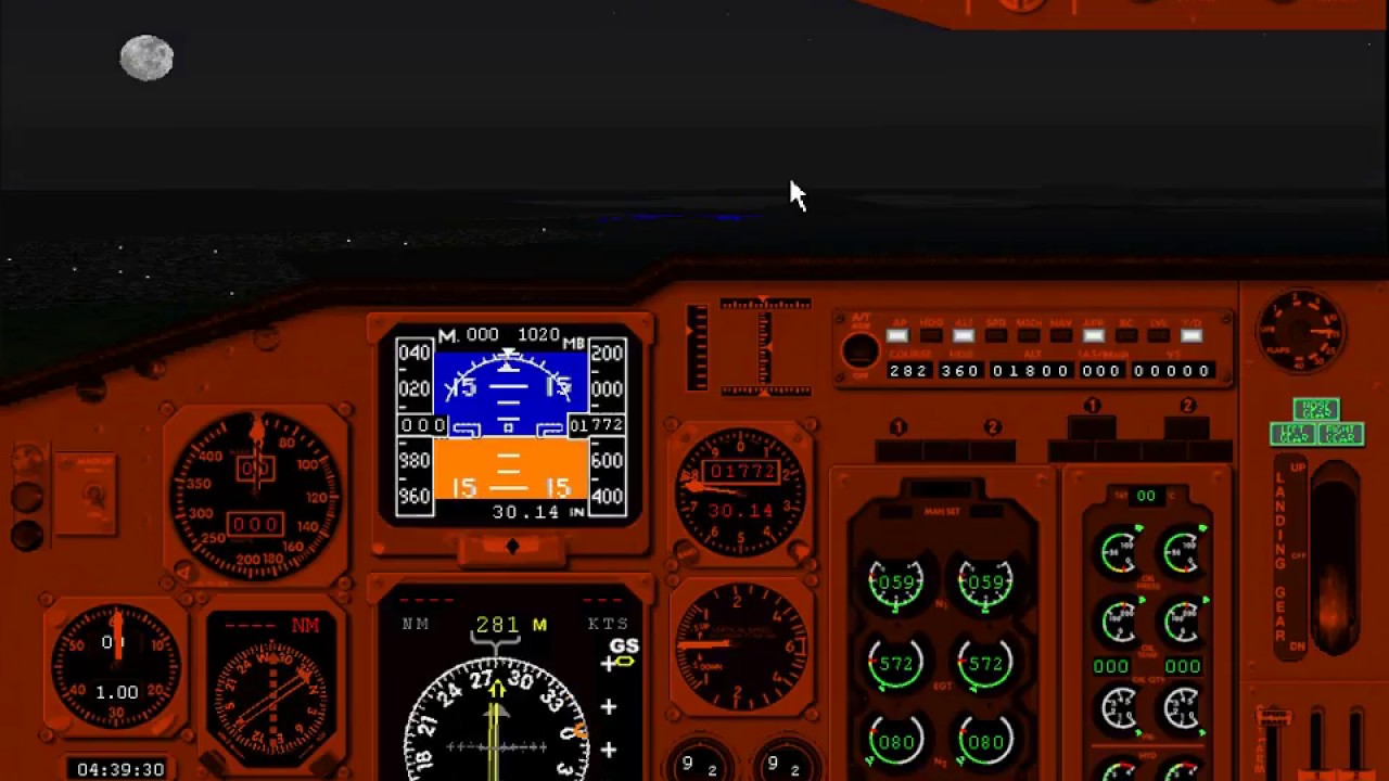 Microsoft Flight Simulator 98 | Challenge: Beautiful Bay Area Night | Boeing 737