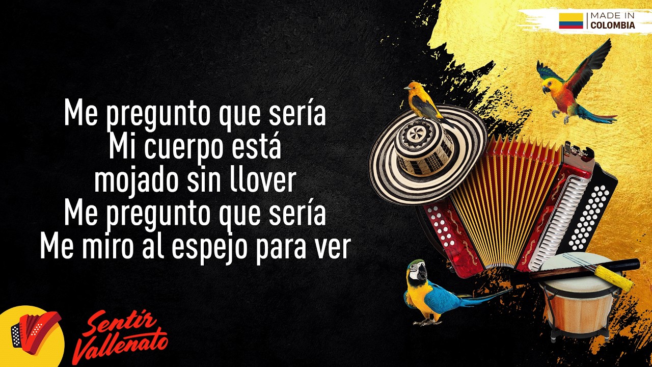 Se Me Salen Las Lágrimas, Los Gigantes Del Vallenato, Video Letra - Sentir Vallenato