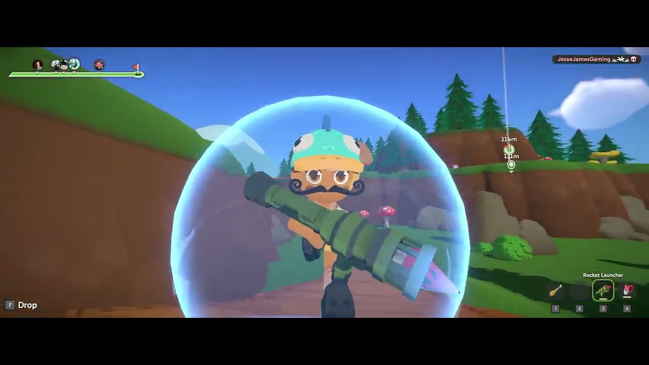 Super Battle Golf with pals