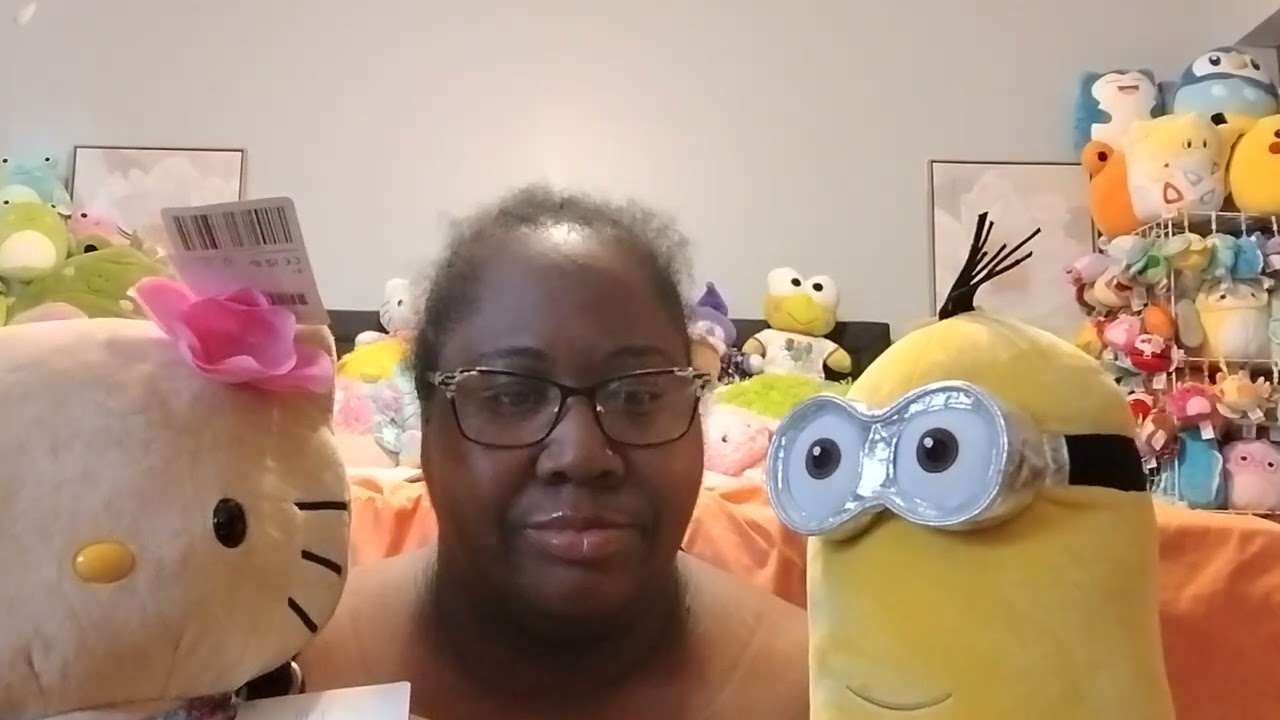 Build A Bear Tan Hello Kitty and Tim the minion