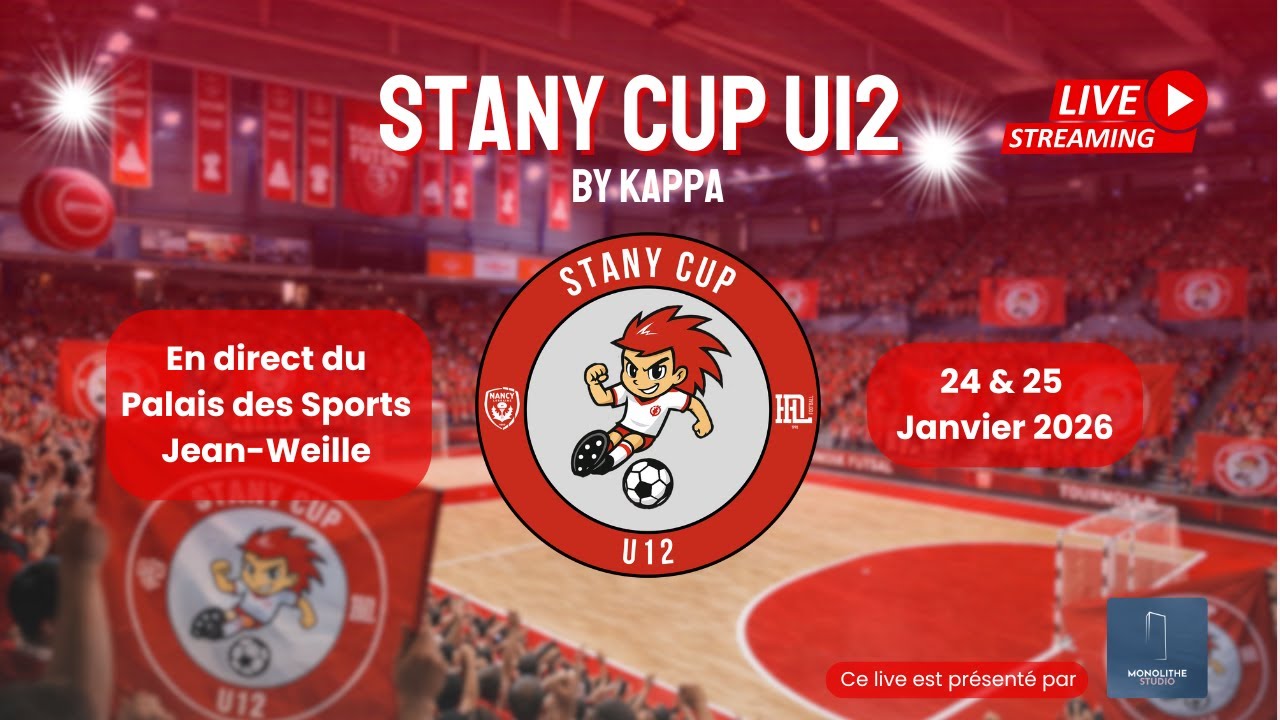 Live Stany Cup U12 - Phases finales - 25 janvier 2026