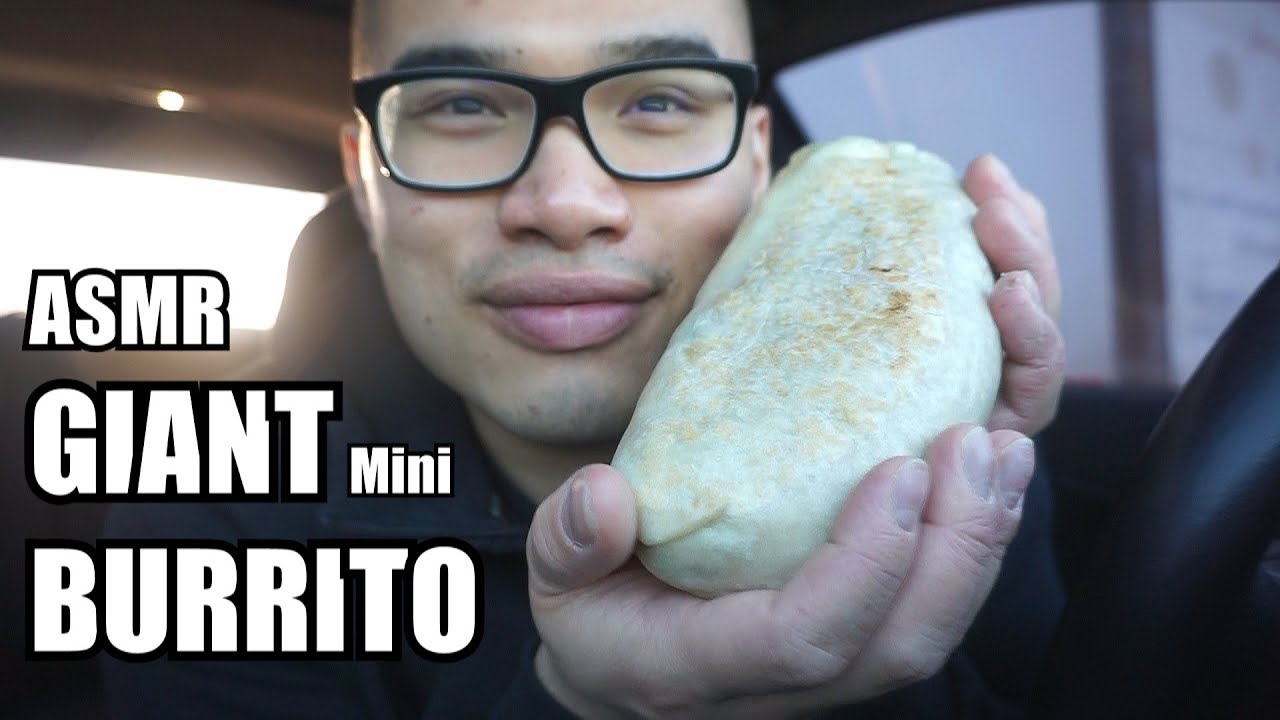 ASMR- GIANT Mini BURRITO *BIG BITES (Hôm nay ăn Burrito)