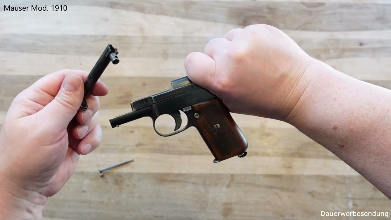 Vorstellung Mauser Mod  1910 Kaliber 6,35mm Browning