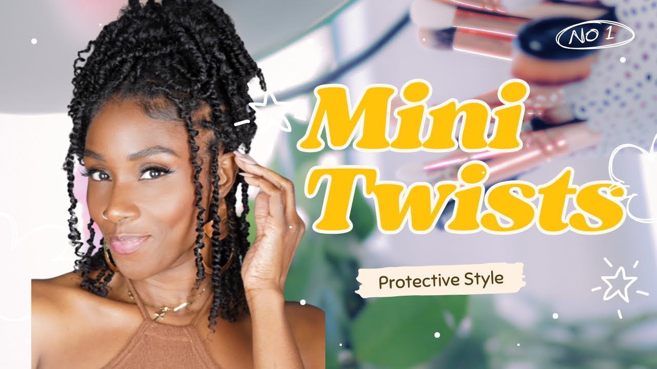 My first time! How to micro twists with 3c4a kinky coily human bulk hair | Hot Braids