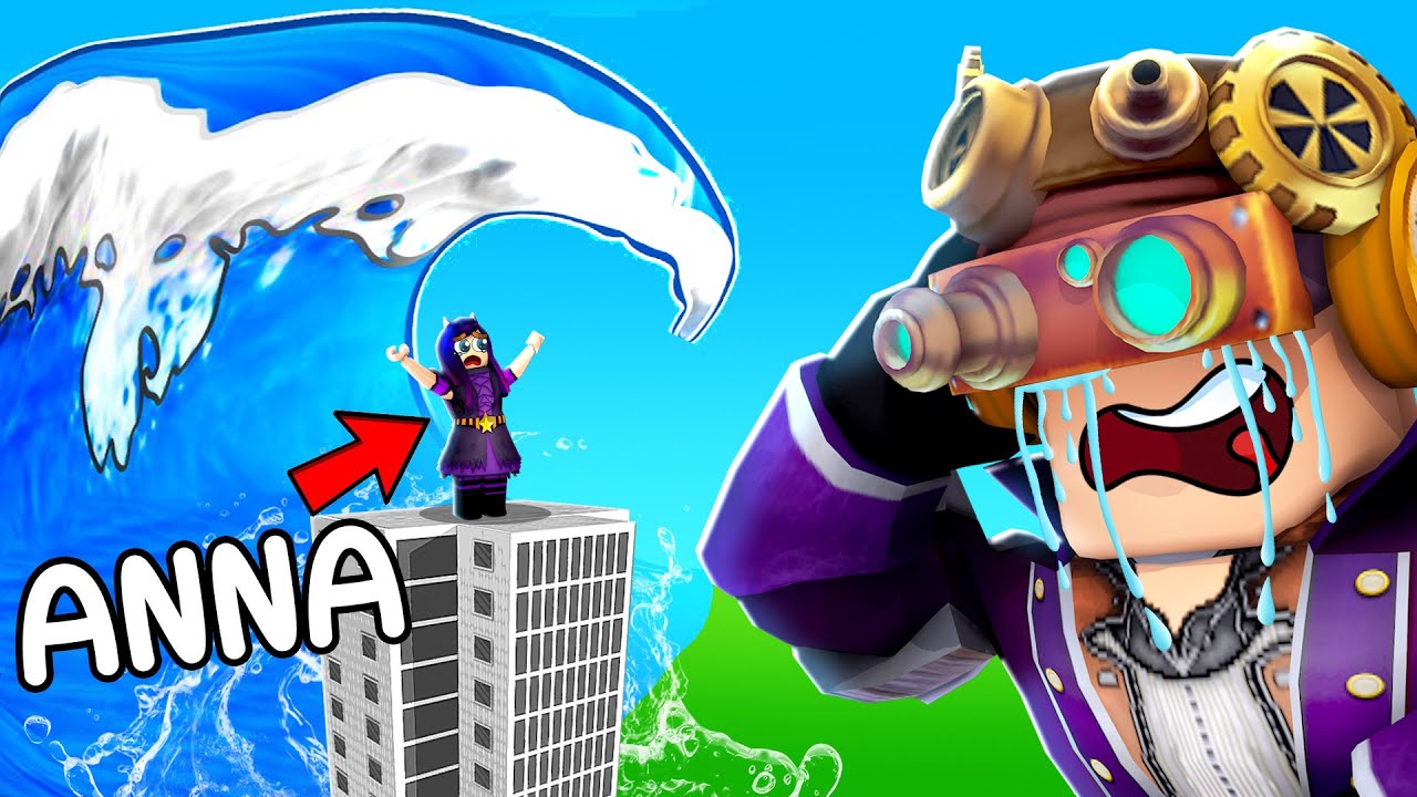 SOPRAVVIVO ALLO TSUNAMI con i miei amici SU ROBLOX!!