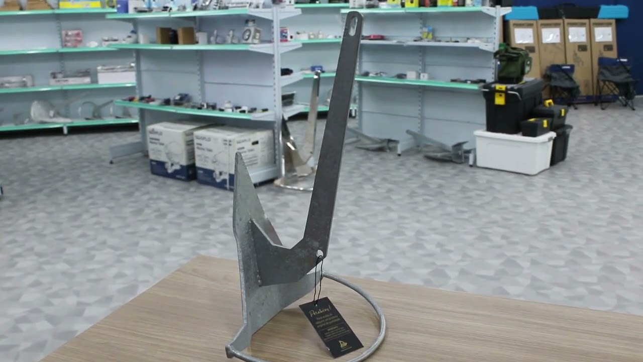 &Acirc;ncora em A&ccedil;o Galvanizada a Fogo   Modelo Rocna   Tam 1,4kg 5064