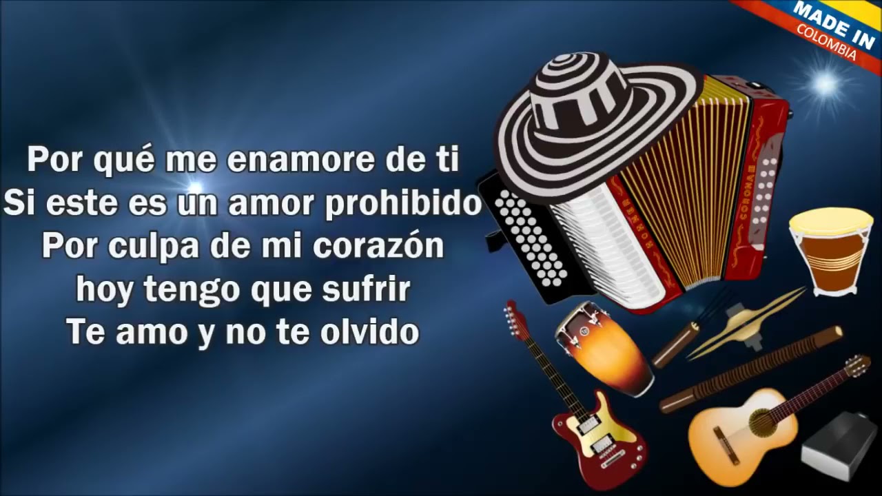 Porque me enamore de ti - Los amantes del vallenato (Letra) 1080p Full Hd