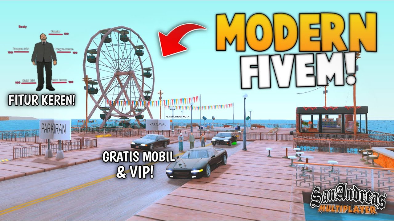 SERVER GTA ROLEPLAY SAMP ANDROID FRESH FITUR FIVEM !? REVIEW SERVER GTA SAMP ROLEPLAY INDONESIA