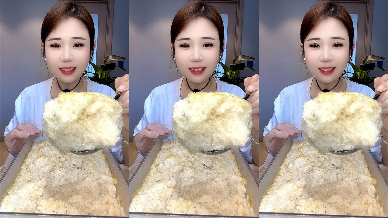 ASMR SHAVED ICE EATING YY 