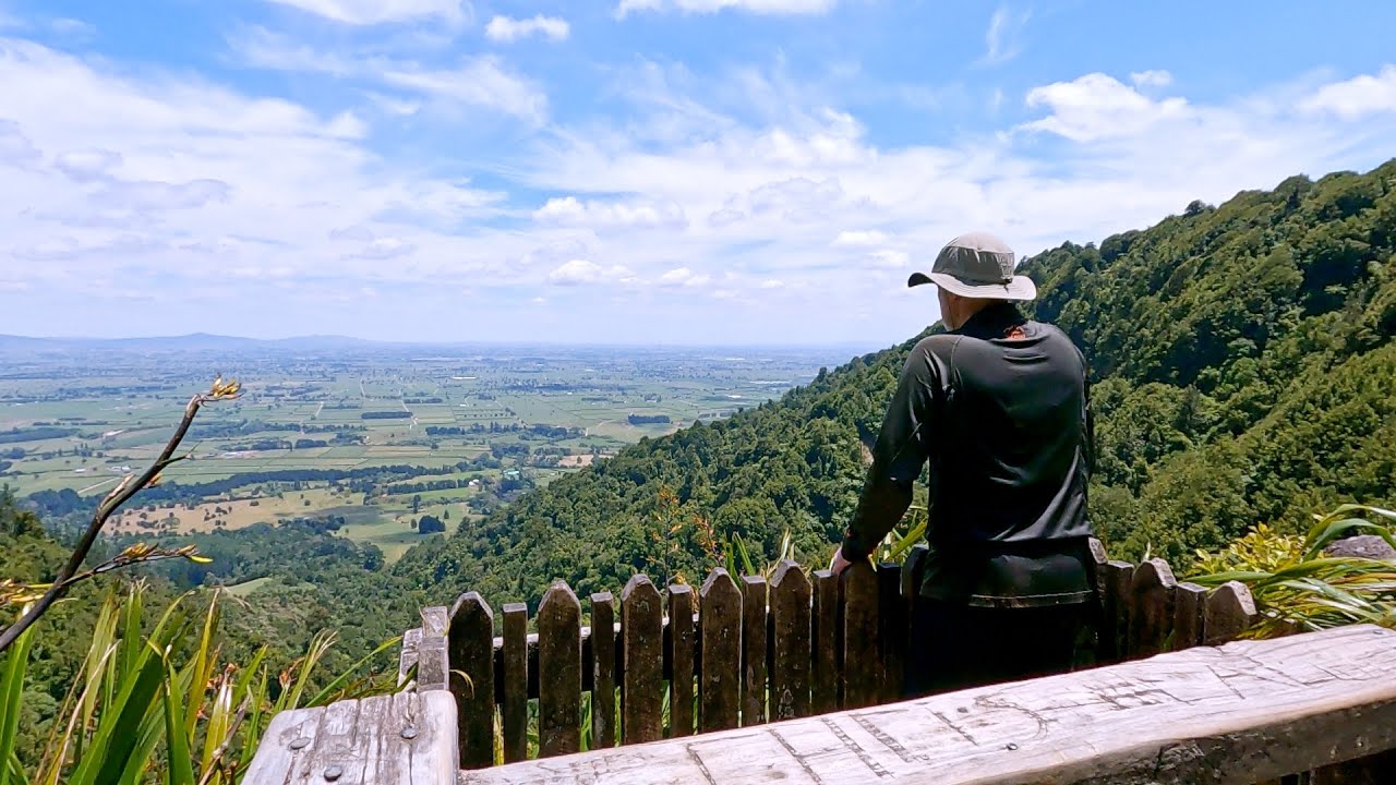 Wairere Falls Hut Site Solo Camp.  Kaimai Ranges Hike.