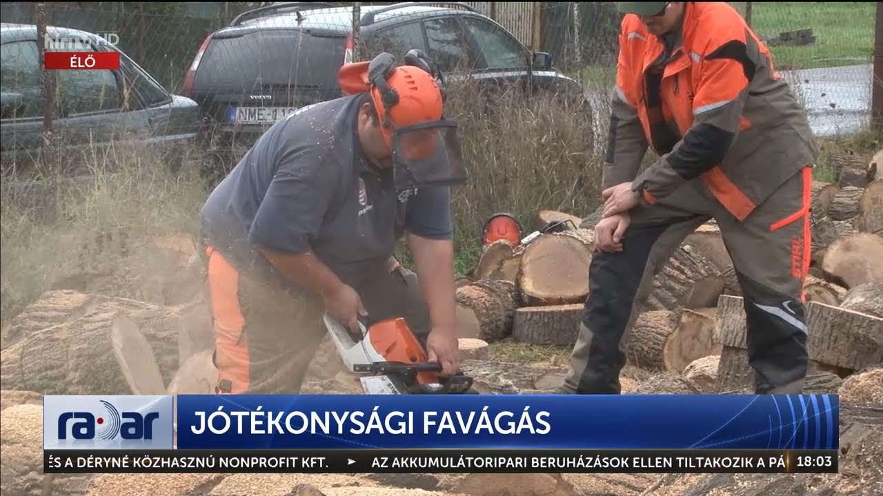 Radar - Jótékonysági favágás (2023-10-26) - HÍR TV