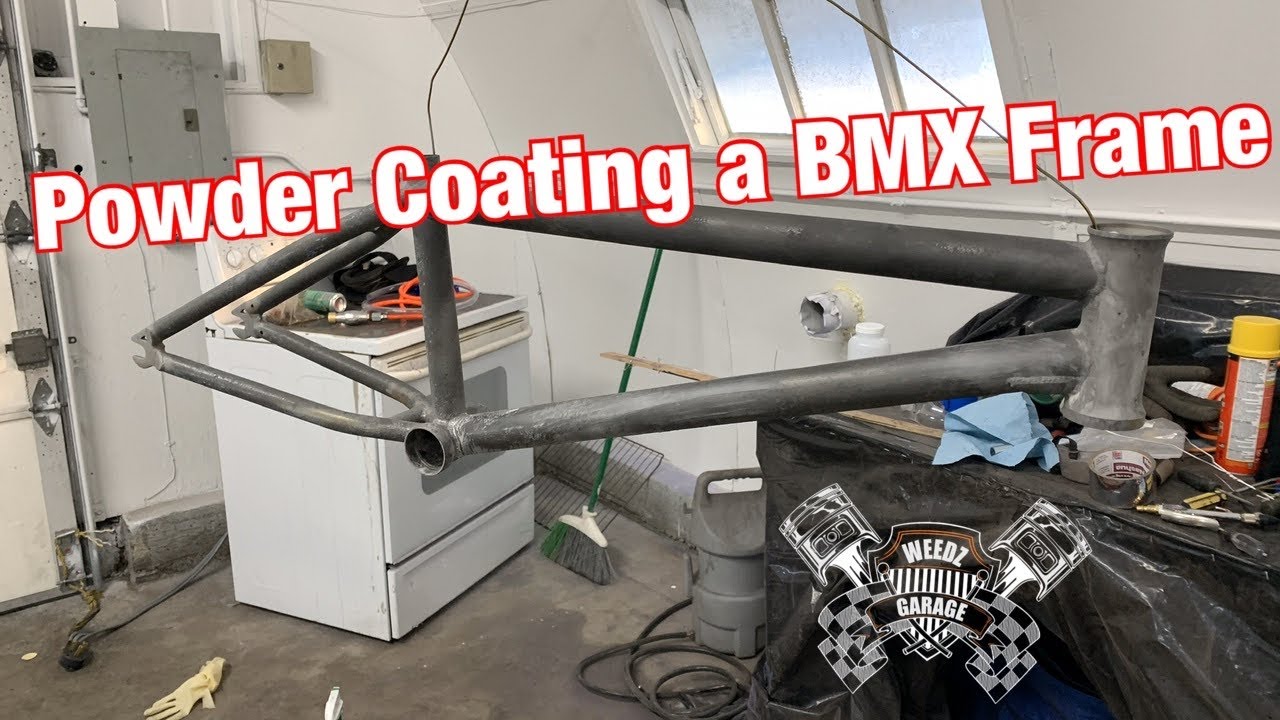 Powder Coating a BMX Frame Prismatic Powders Ocala Copper