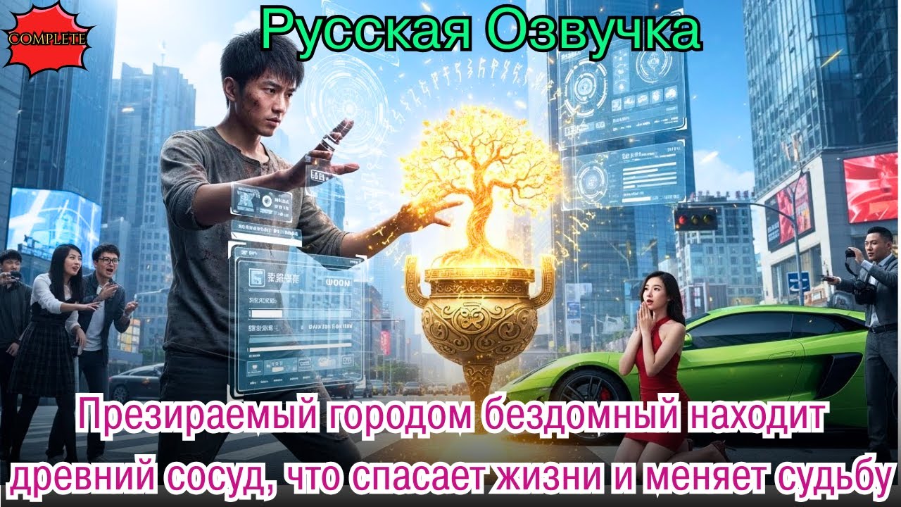 Презираемый городом бездомный находит древний сосуд, что спасает жизни и меняет судьбу#дорама#2025