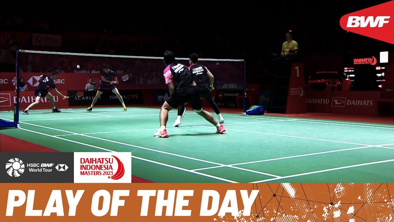 HSBC Play of the Day | Leo Rolly Carnando and Daniel Marthin ignite the fans with this rally