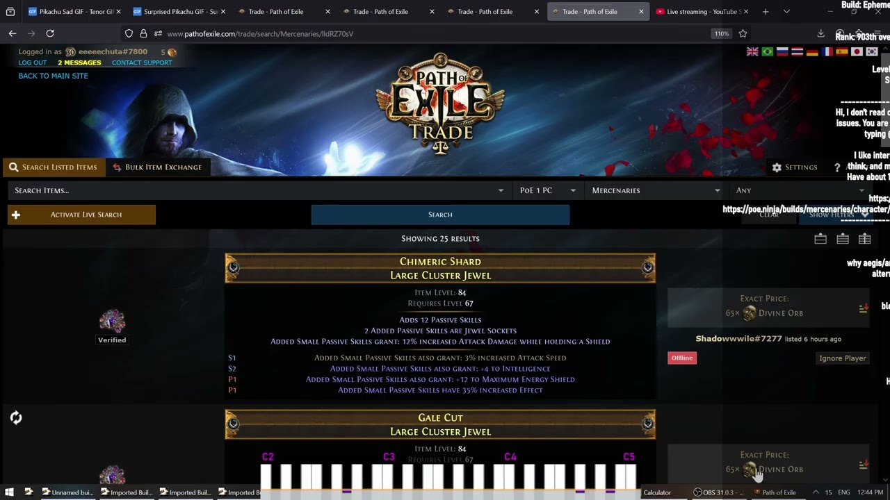 POE1 3.26 - Final notes on Trickster Molten Strike Aegis Valdo Farmer