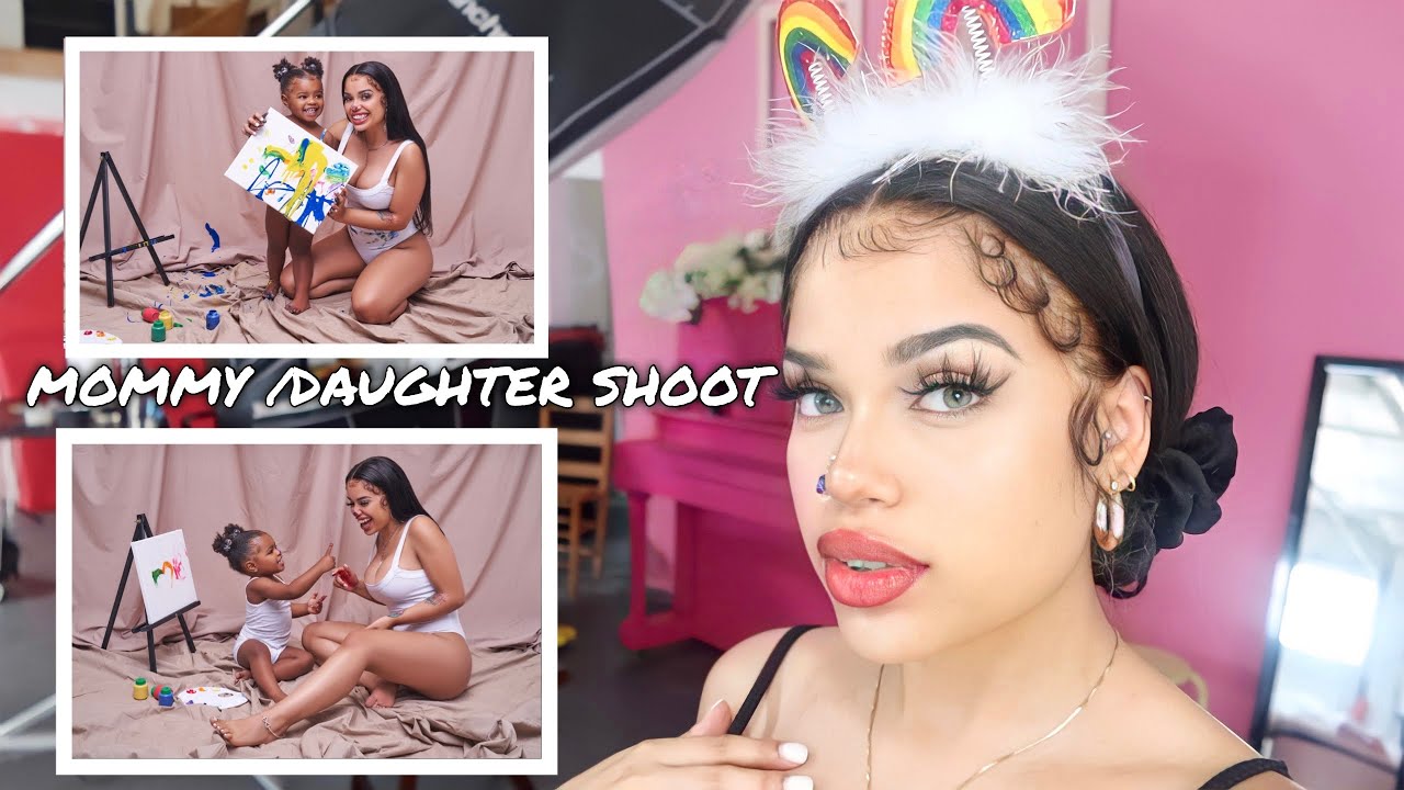 MOMMY DAUGHTER PHOTOSHOOT BTS **ADORABLE** ♡ Vanessa Lynn