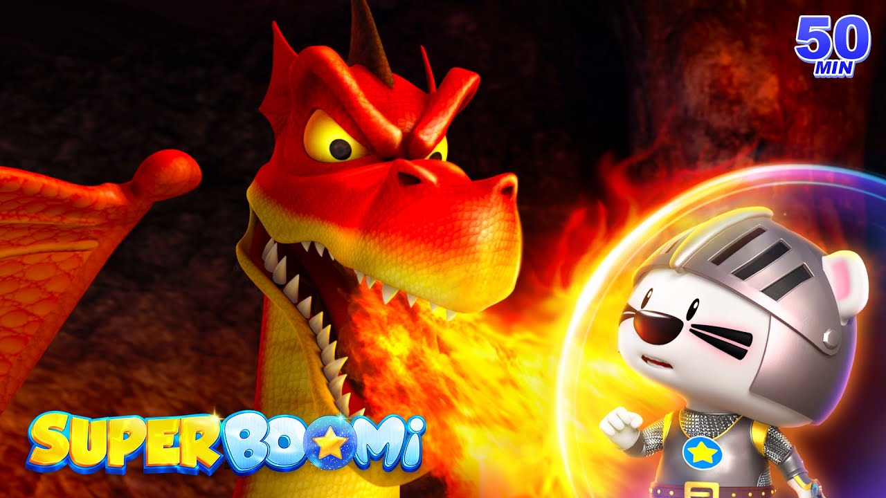 Knights vs. Dragons! A Magic World Adventure | Kids Cartoons | Super BOOMi
