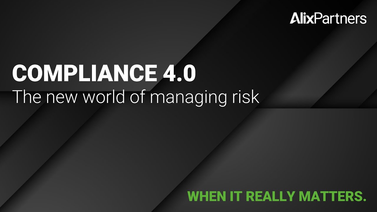 Compliance 4.0—the new world of managing risk