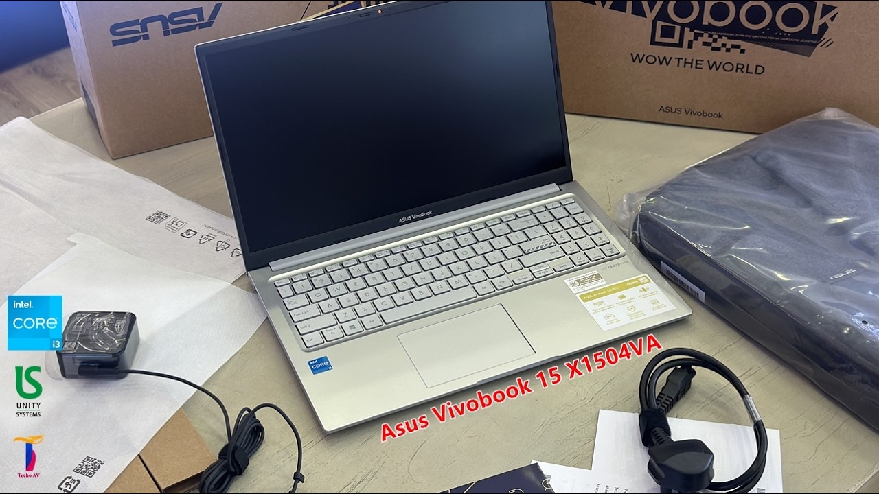 Распаковка и обзор Asus Vivobook 15 X1504VA-BQ3855W | Студенческий ноутбук в 2026 году?