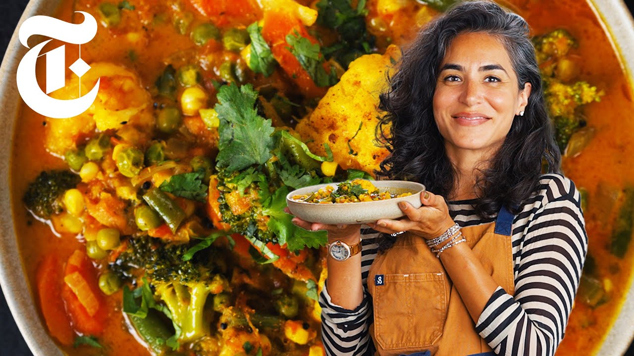 This Shortcut Vegetable Korma Cooks in Under 20 Minutes | Zainab Shah | NYT Cooking