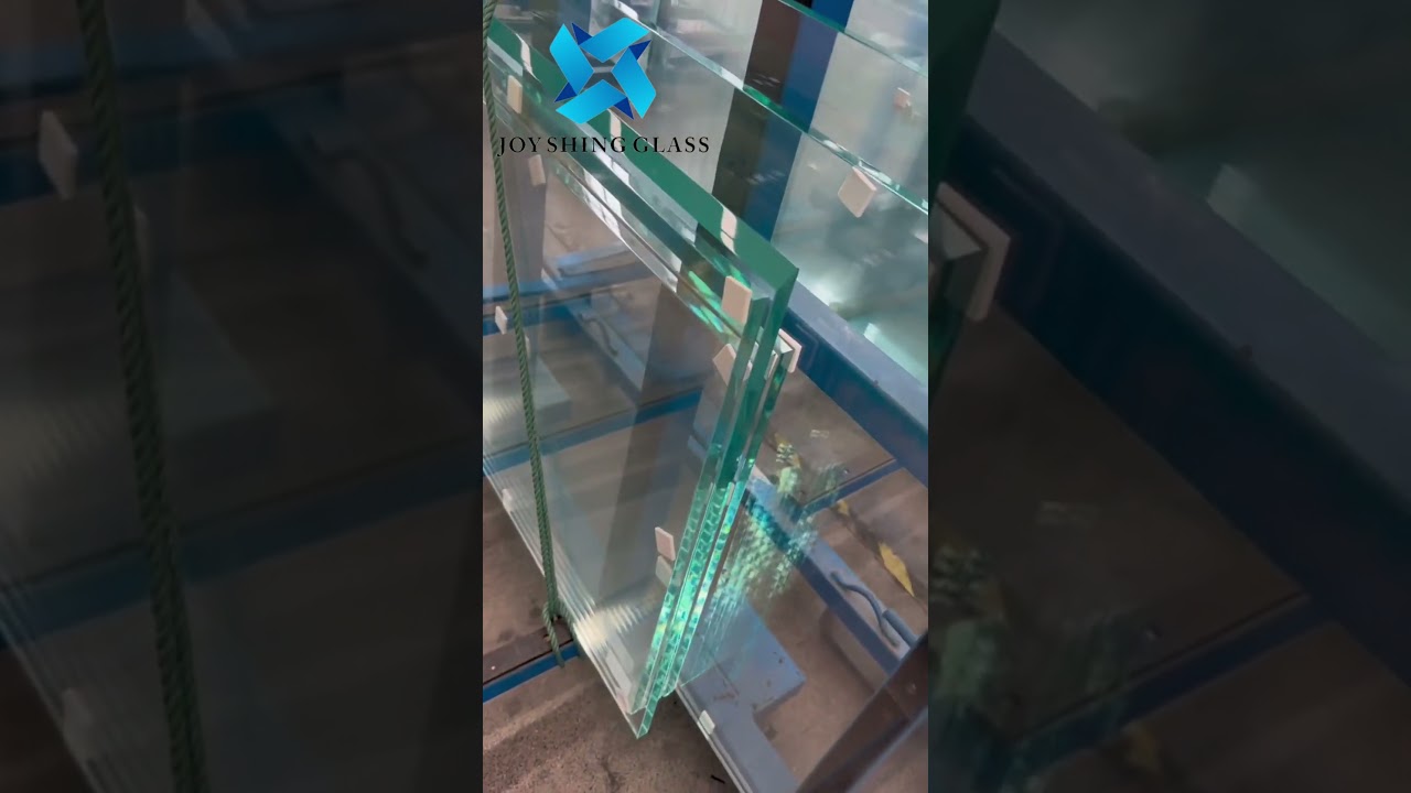 12mm Ultra Clear Toughened Glass Guardrail 45&deg; Beveled Edge #guardrail #toughenedglass