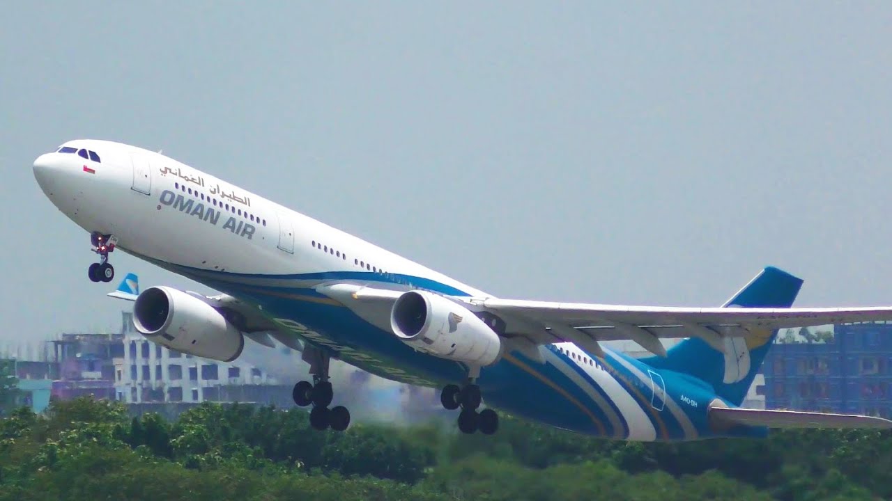 [4K] CLOSE UP take offs at DHAKA airport [4K] | Airbus 330