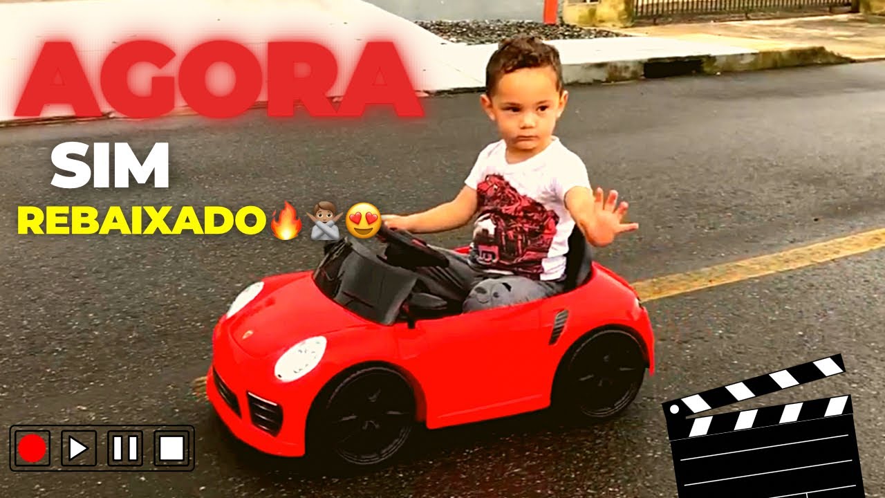 REBAIXEI CARRINHO ELETRICO PORSCHE  DO  MEU FILHO  - VLOG 292Filmes