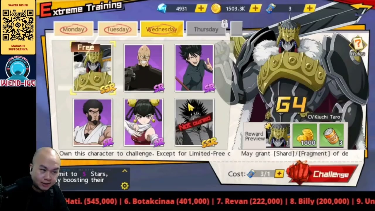 2024 SIMPLE GUIDE DAILY DIAMOND MADBRO - ONE PUNCH MAN : The Strongest