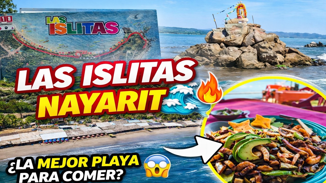 Las Islitas en Nayarit 🌊🔥 Ambiente único Y Comida Deliciosa🍤🍽️