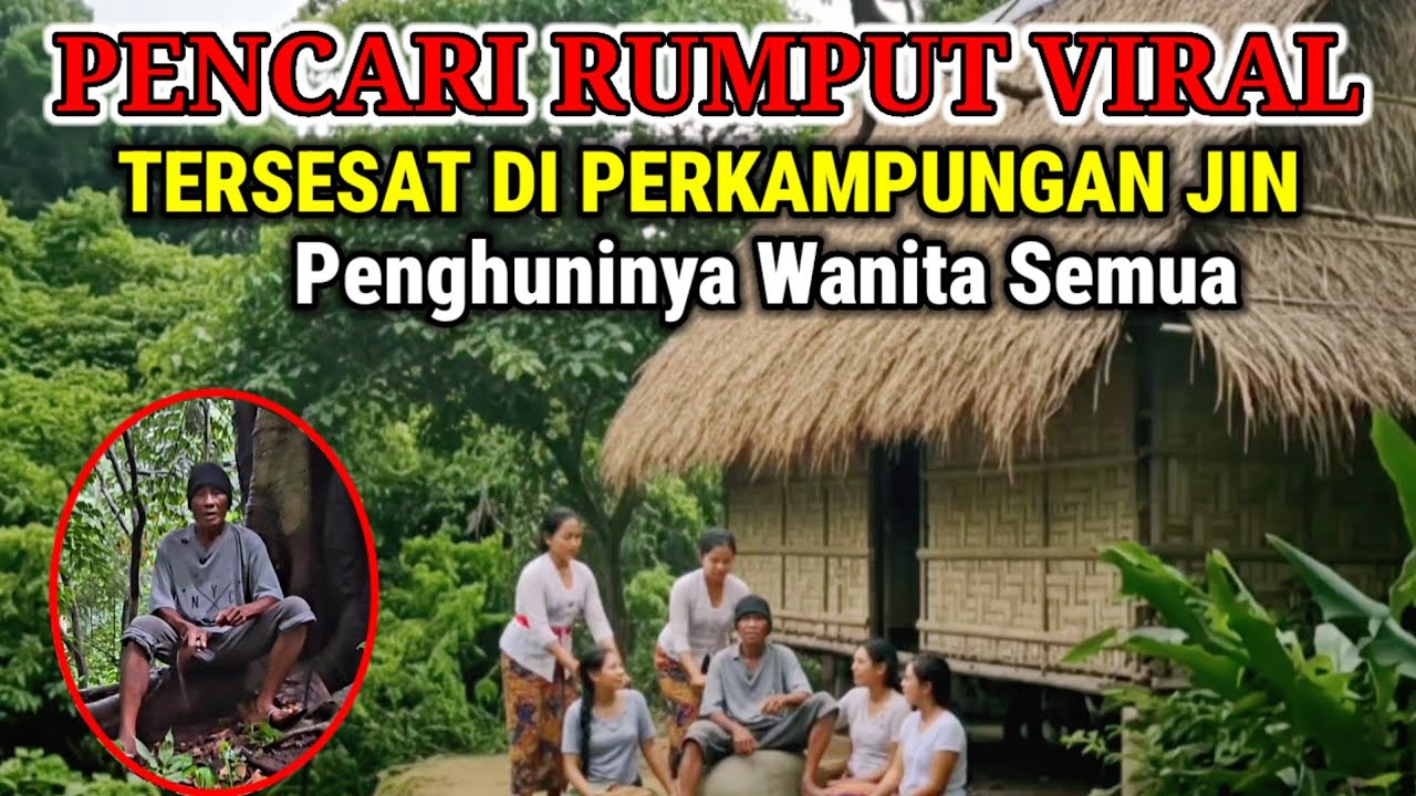 Viral !! Pencari Rumput Tersesat Masuk Alam Gaib Diperkampungan Jin Dalam Hutan 
