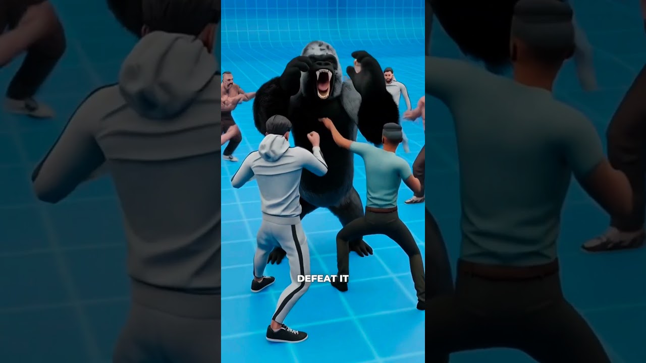 How Many People Does It Take to Beat a Gorilla?