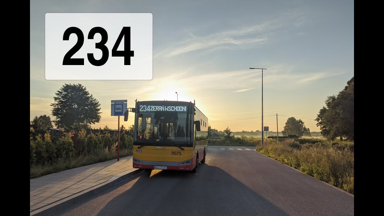 [234] На автобусе по Варшаве: Augustów - Żerań Wschodni